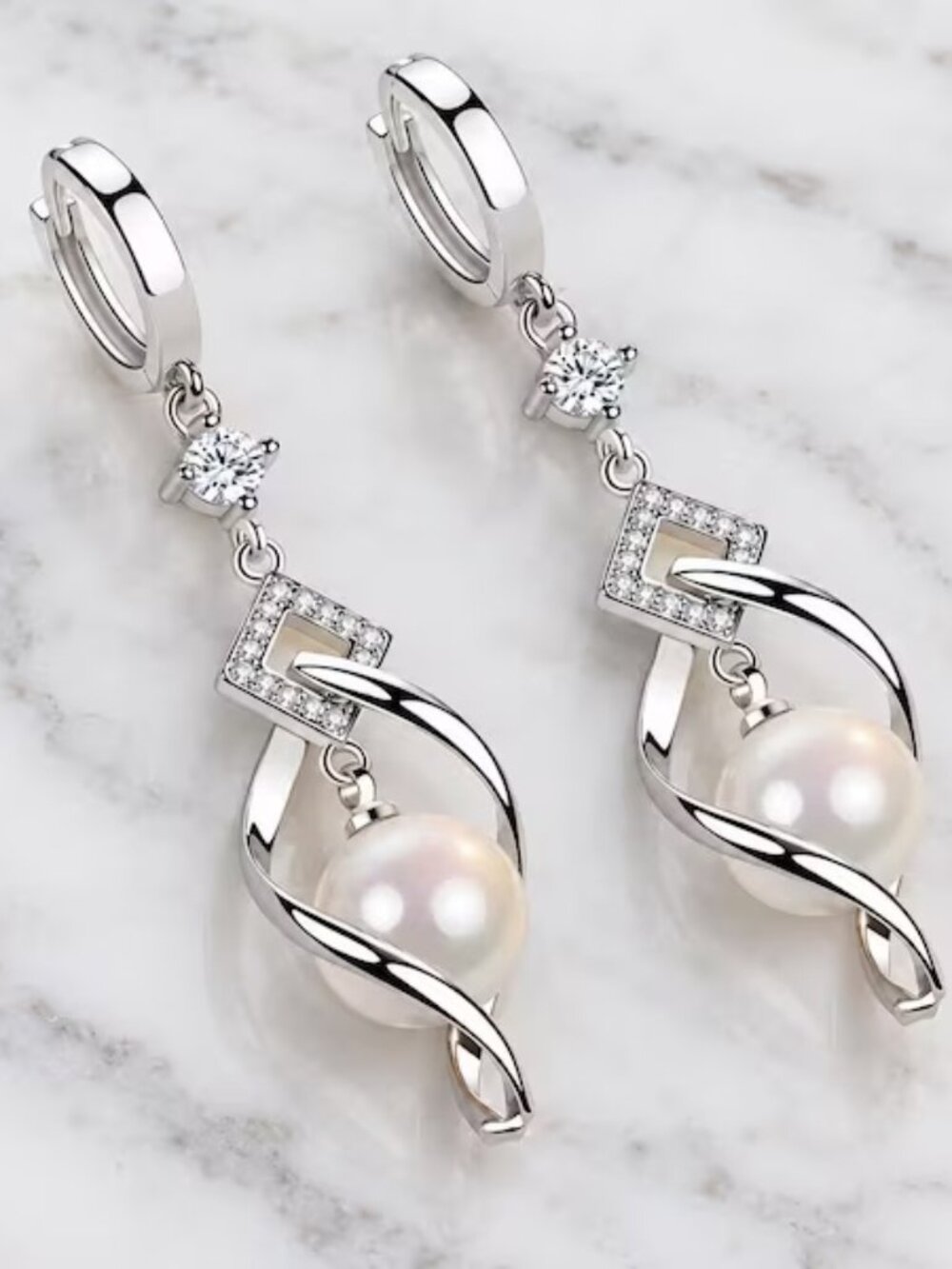 925 Sterling Silver Ring With Pearl